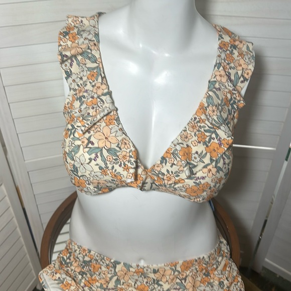 NWT Cupshe Plus Size Floral Bikini Set 2x - Picture 1 of 10